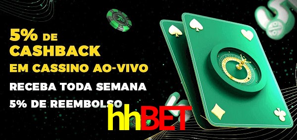 Promoções do cassino ao Vivo hhbet